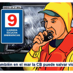 También en el mar la CB puede ayudar a salvar vidas.