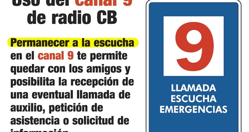 Uso del canal 9 de CB