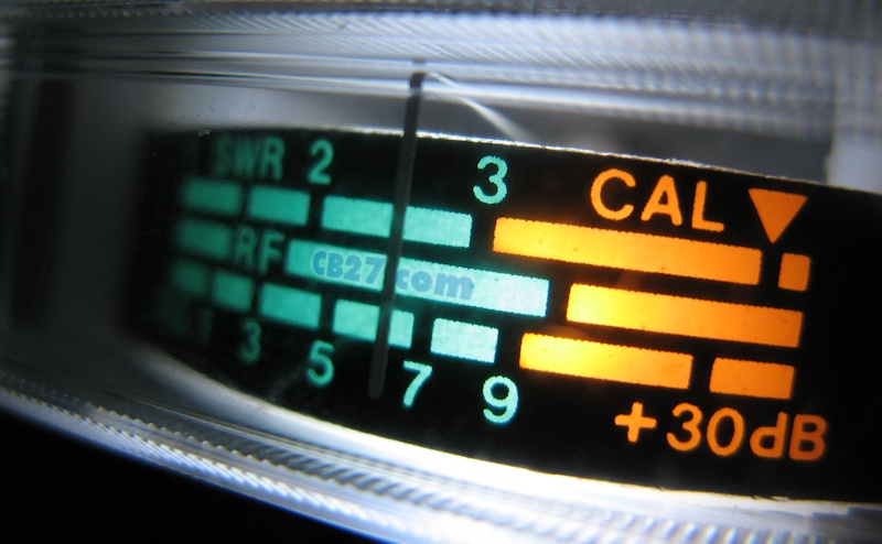 S-meter analógico