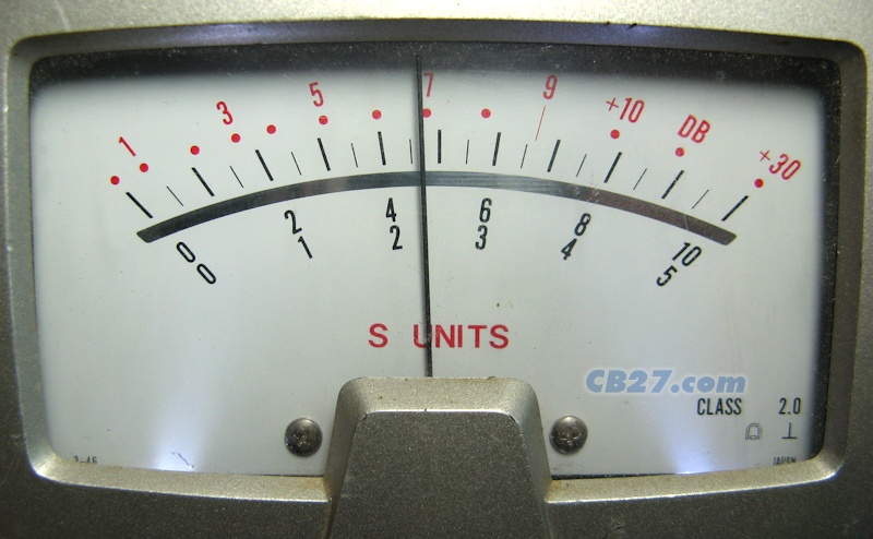 S-meter analógico