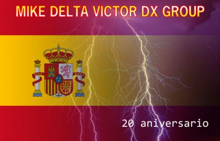 QSL especial de la activación 20 aniversario MDV