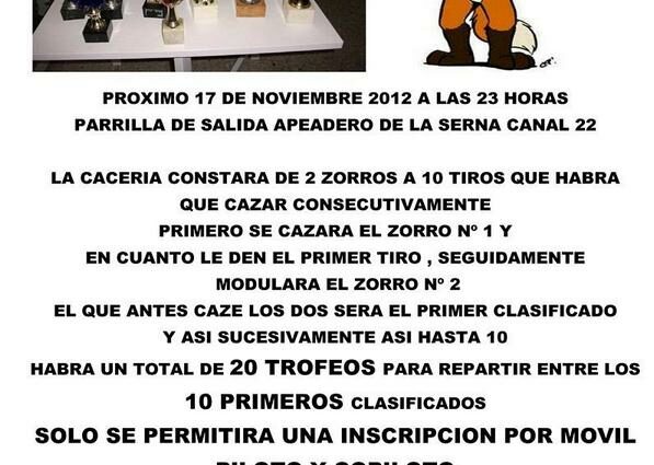 Gran Cacería del Zorro en Fuenlabrada (Madrid)