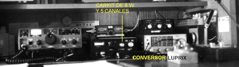 Armarito de radio de EC1GA, hacia 1980