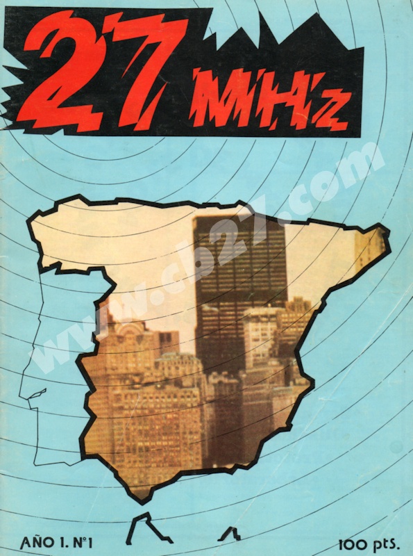 Portada del nº 1 de la revista 27 MHz