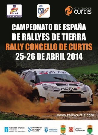 Cartel anunciador del rally Curtis 2014