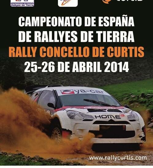 Cartel anunciador del rally Curtis 2014