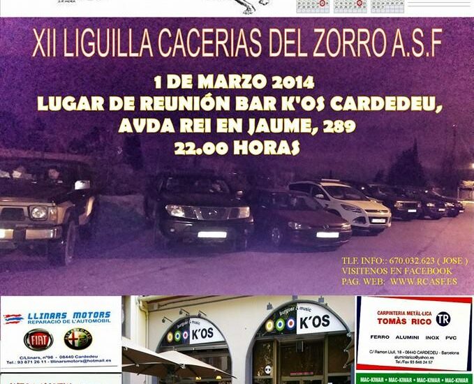 XII Liguilla de cacerías del zorro ASF