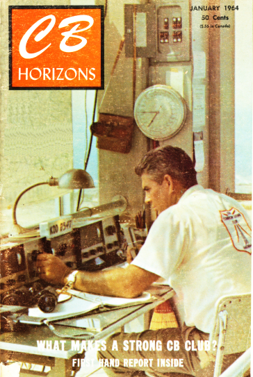 Portada de la revista CB Horizons, enero de 1964