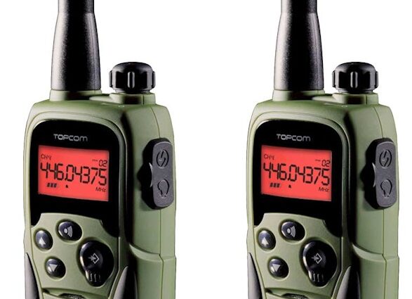 Paraja de walkies para el servicio PMR446 europeo.