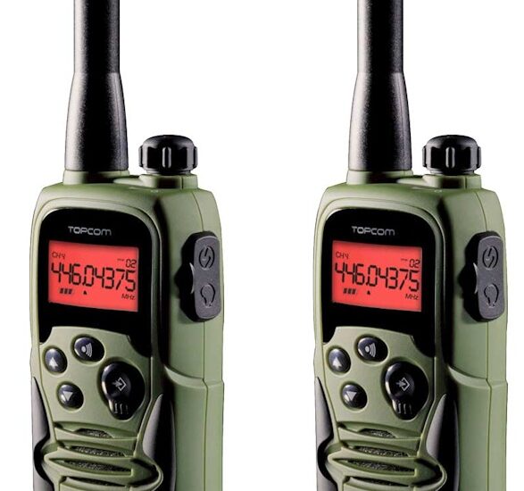 Paraja de walkies para el servicio PMR446 europeo.