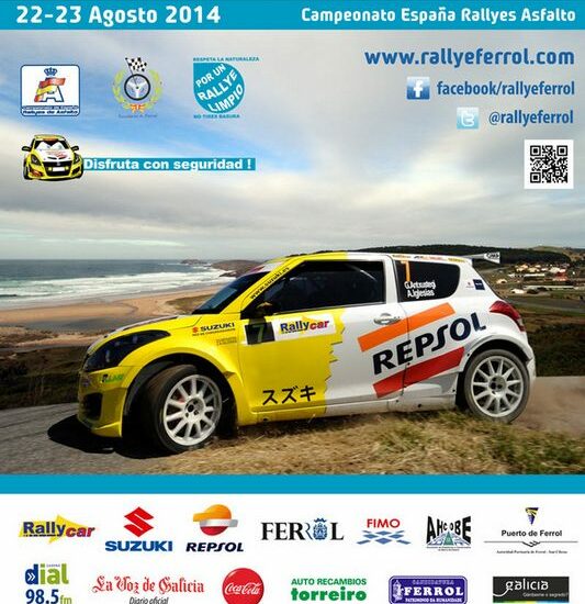 Cartel del 45 Rallye Ferrol