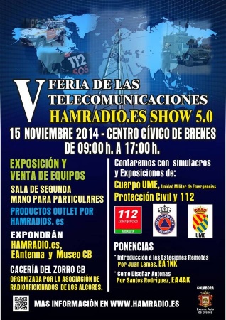 Ham Radio Show 5.0, V feria de las telecomunicaciones