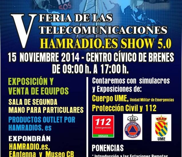 Ham Radio Show 5.0, V feria de las telecomunicaciones