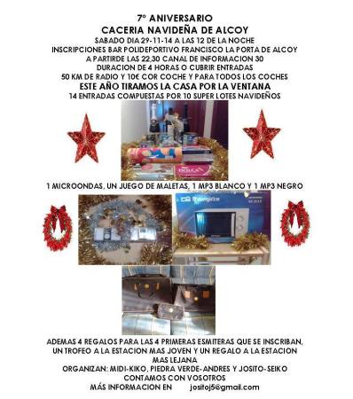 Caza navideña de Alcoy, 7º Aniversario