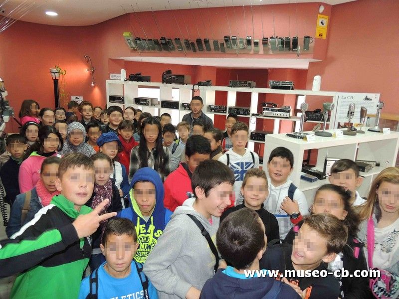 Alumnos del CEIP Taraguilla de San Roque, de vista en Museo CB