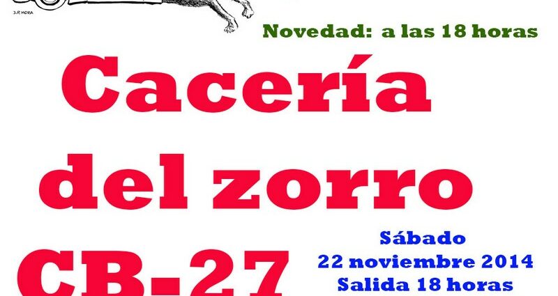 Cacería del Zorro CB27 en el Campo de Gibraltar