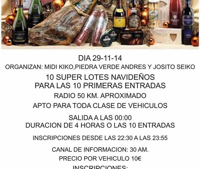 7º Aniversario Cacería del Zorro Navideña de Alcoy