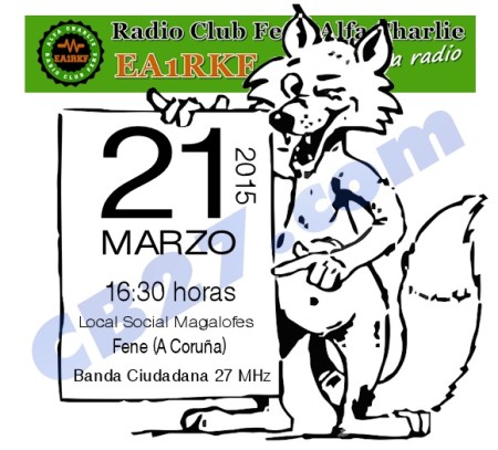 Caza del zorro en Fene (A Coruña), el 21 de marzo