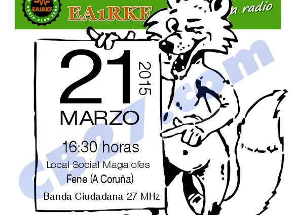 Caza del zorro en Fene (A Coruña), el 21 de marzo