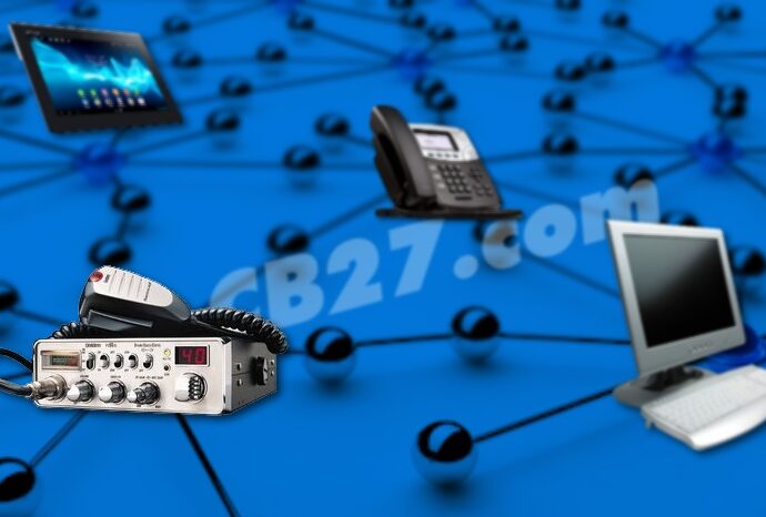 Un equipo de CB puede estar conectado formando parte parte de una red pública.