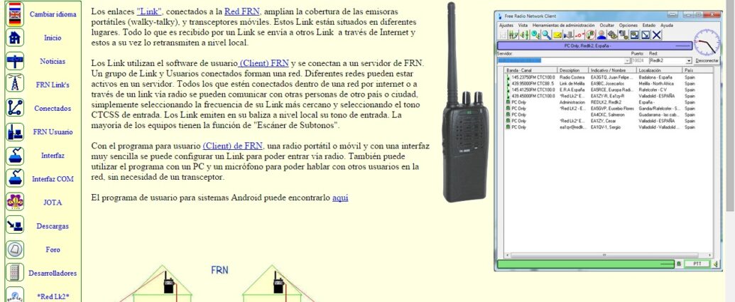 FRN es una de las numerosas plataformas VoIP para radioenlaces.