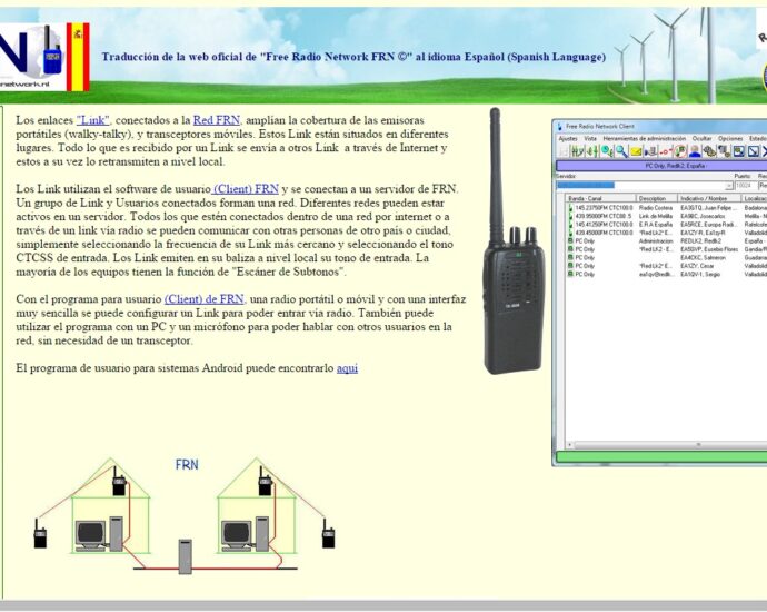 FRN es una de las numerosas plataformas VoIP para radioenlaces.