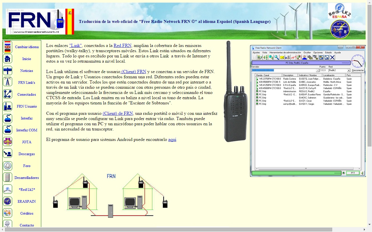 FRN es una de las numerosas plataformas VoIP para radioenlaces.