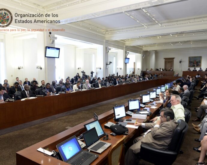 Asamblea del consejo permanente de la OEA.