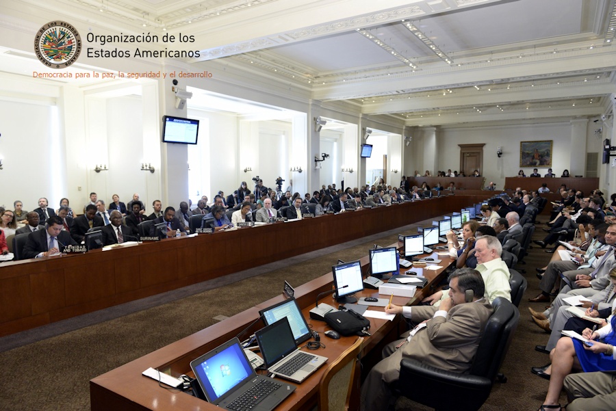 Asamblea del consejo permanente de la OEA.