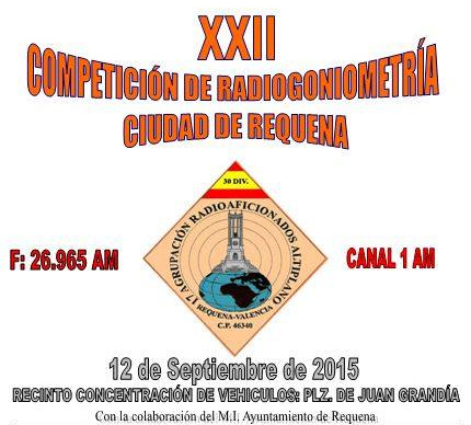 XXII Competición de Radiogoniometría Ciudad de Requena