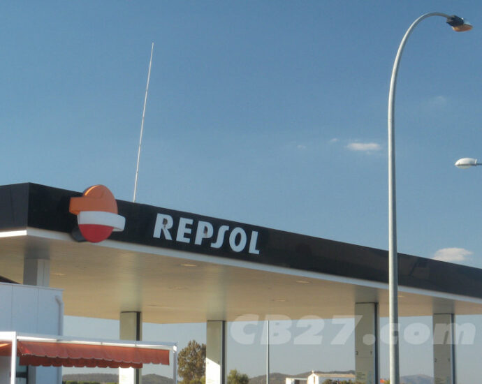 Restos de lo que fue una estación de CB