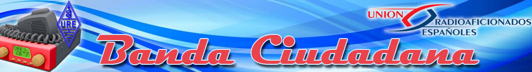 Cabecera del sitio web que URE dedica a la CB