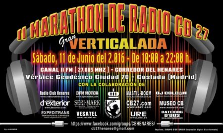 12 horas de radio en Banda Ciudadana CB27 y verticalada.