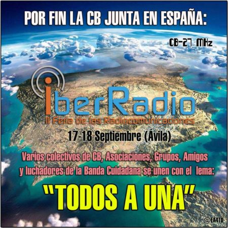 Colectivos y usuarios de CB, citados en IberRadio 2016