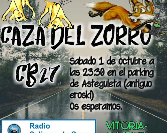 Prueba de radiogoniometría deportiva en Vitoria.