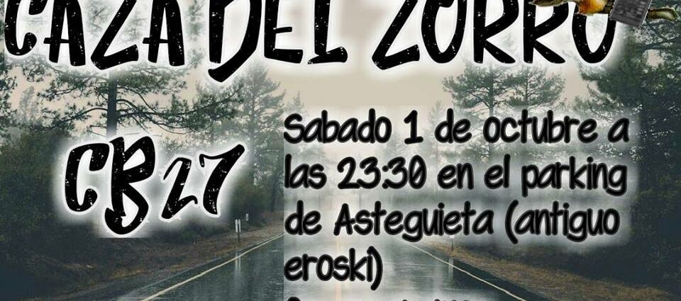 Prueba de radiogoniometría deportiva en Vitoria.