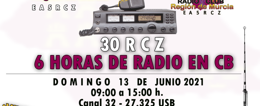 El Radio Club Región de Murcia organiza Seis horas de radio en Banda Ciudadana.