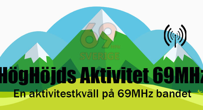 Suecia cuenta con una CB en 69 MHz.