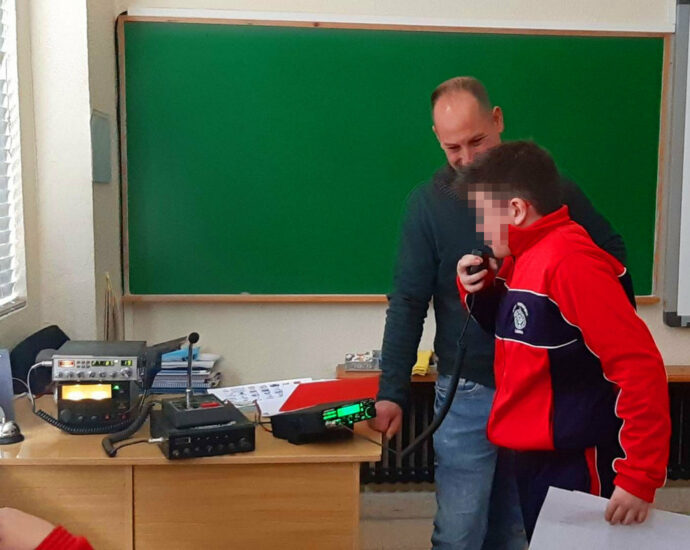 30ROL en una de las aulas del colegio Divina Providencia de Zamora-