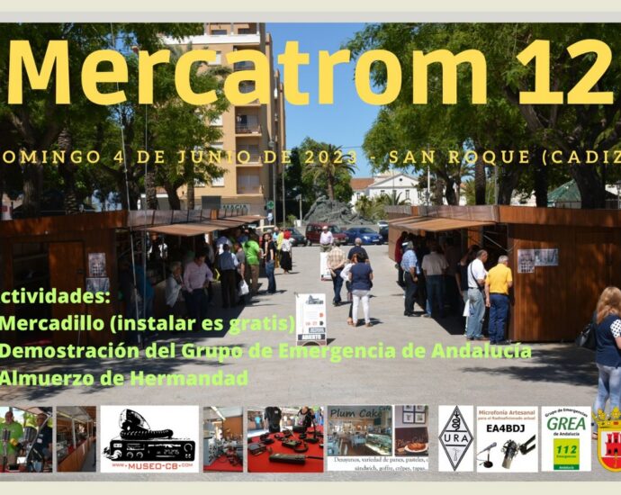 Cartel anunciador de Mercatrom 12.