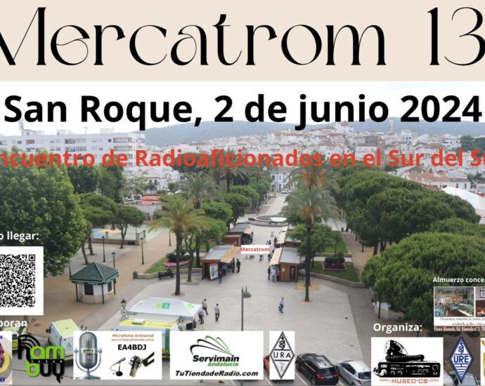 Cartel anunciador de Mercatrom 13