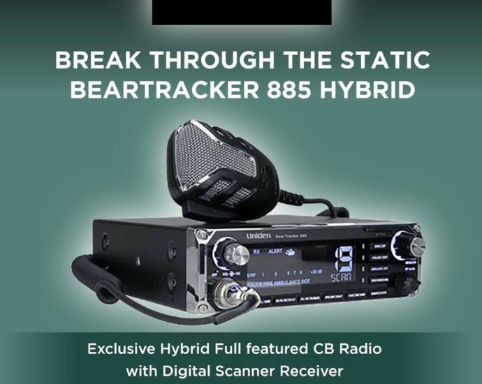 Uniden BearTracker 885 Hybrid: CB + receptor VHF, UHF y GPS