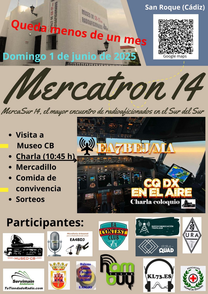 Cartel anunciador de Mercatron 14. Mercatron 14