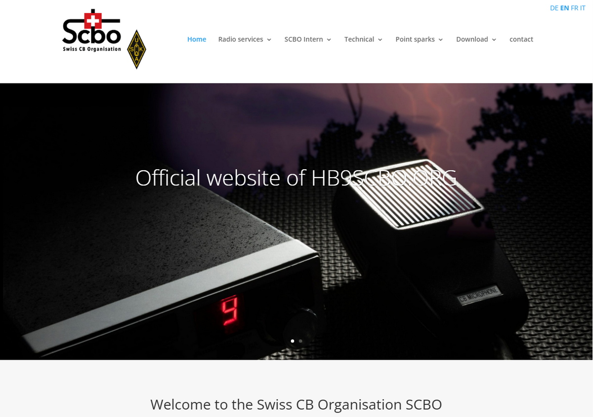 Nuevo aspecto de la portada del sitio web de la SCBO.