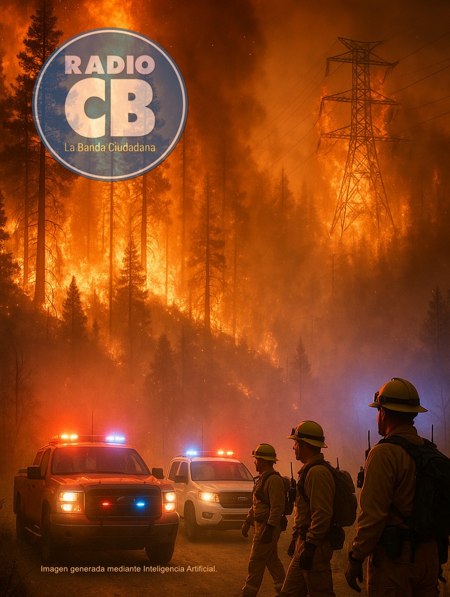 La telefonía móvil y la red eléctrica, vulnerables también ante los grandes incendios.