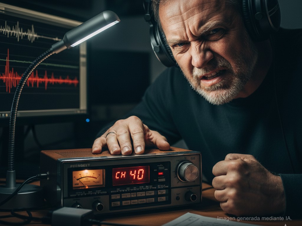 Los 27 MHz son muy vulnerables al ruido electrónico.