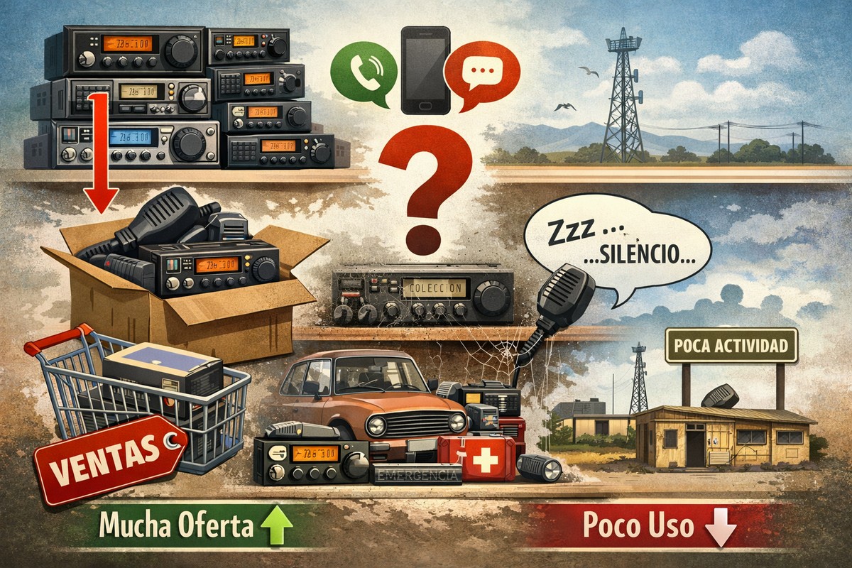 ¿Dónde se meten tantas radios de CB que, como al parecer, se venden?