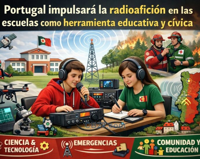 Portugal impulsará la radioafición en las escuelas como herramienta educativa y cívica
