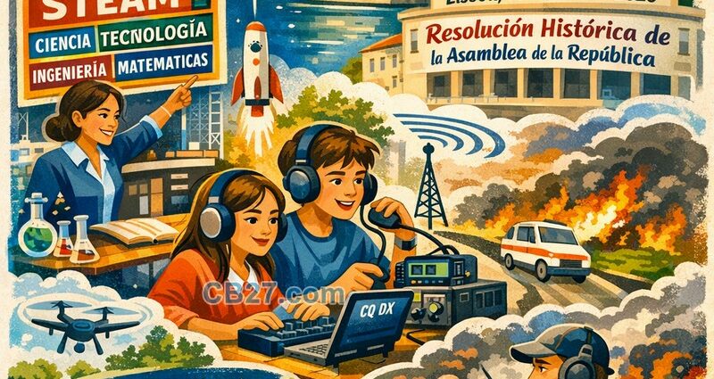 Portugal impulsará la radioafición en las escuelas como herramienta educativa y cívica