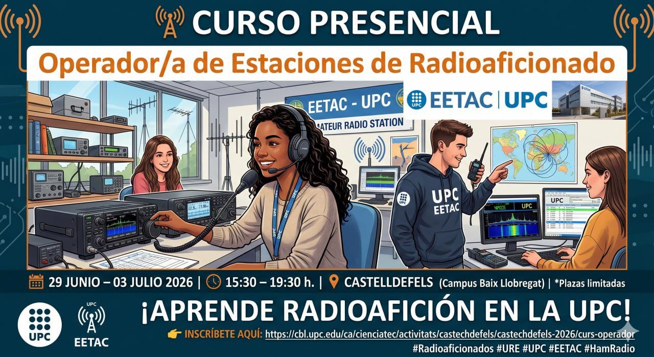 Curso presencial para obtención del diploma de operador de estaciones de aficionados